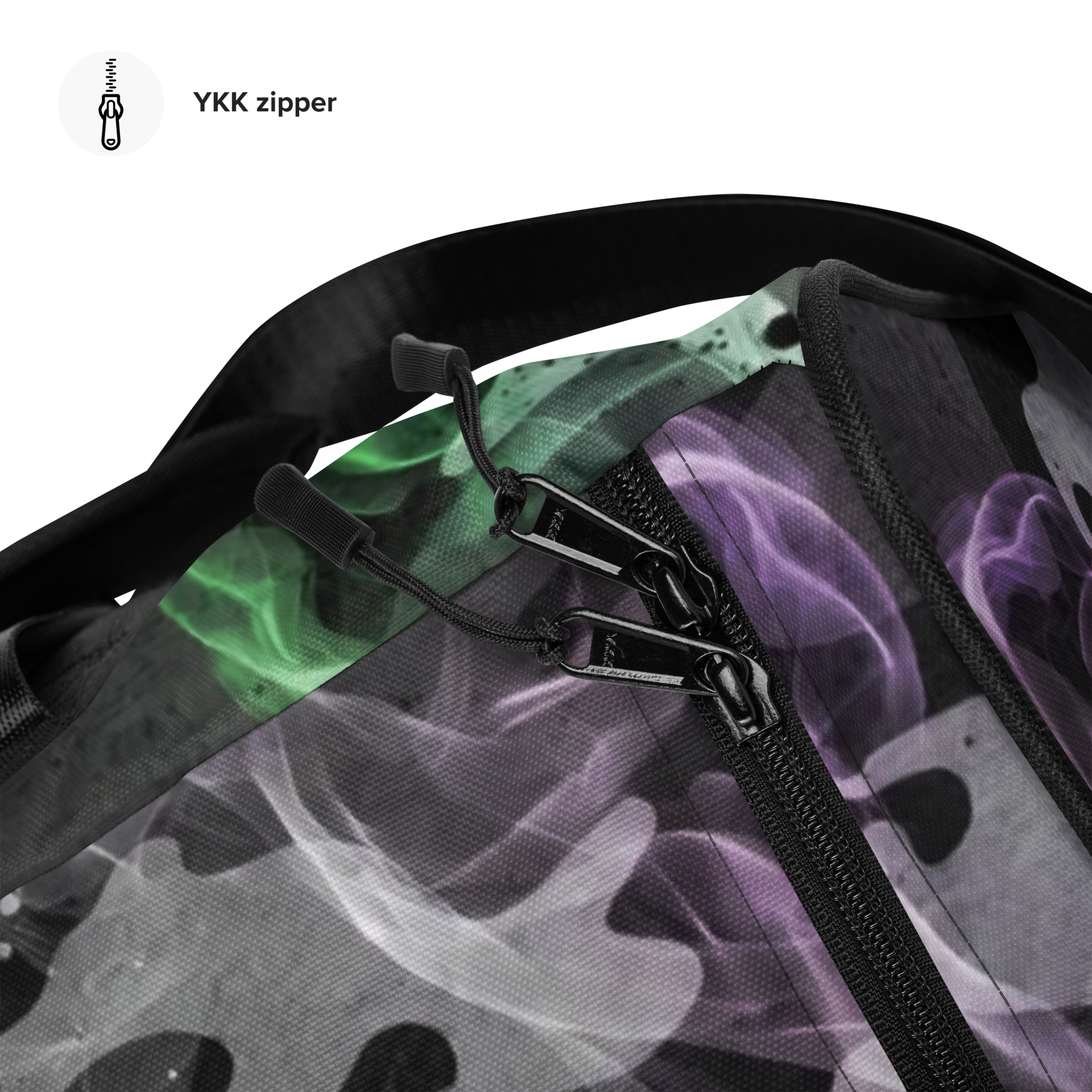 THE PHANTOM HARVEST - Neon Smoke Duffle Bag - Image 7