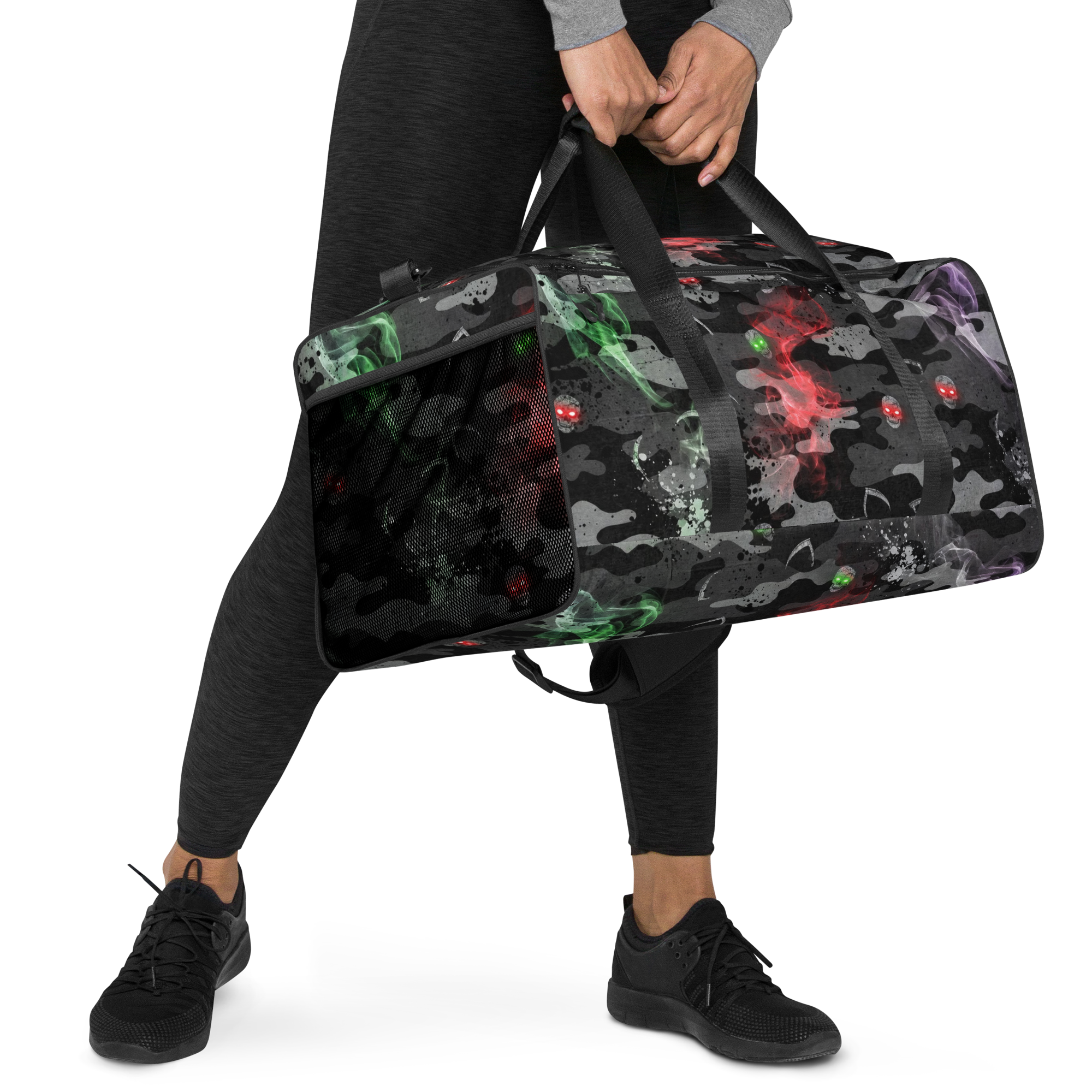 THE PHANTOM HARVEST - Neon Smoke Duffle Bag - Image 10