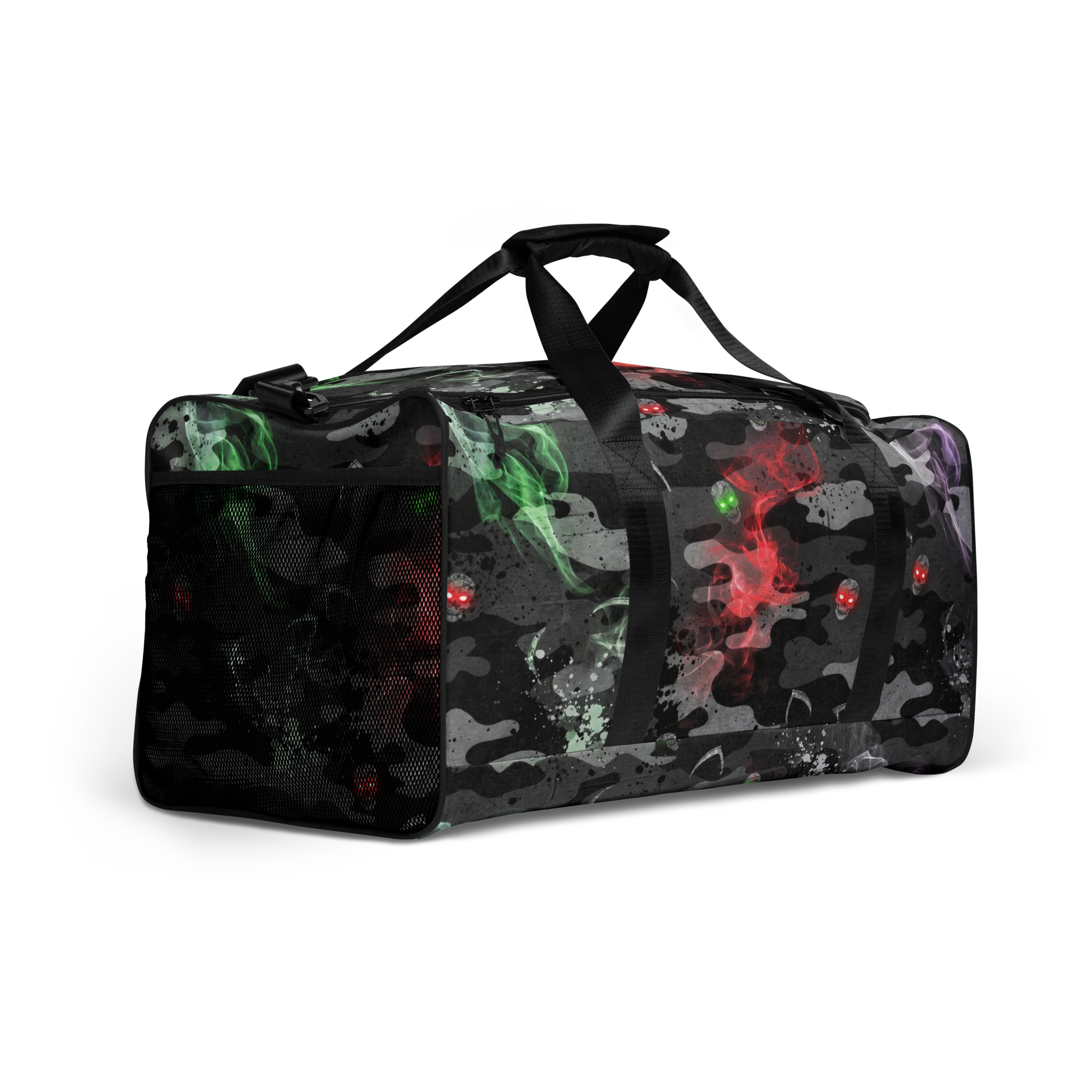THE PHANTOM HARVEST - Neon Smoke Duffle Bag - Image 15