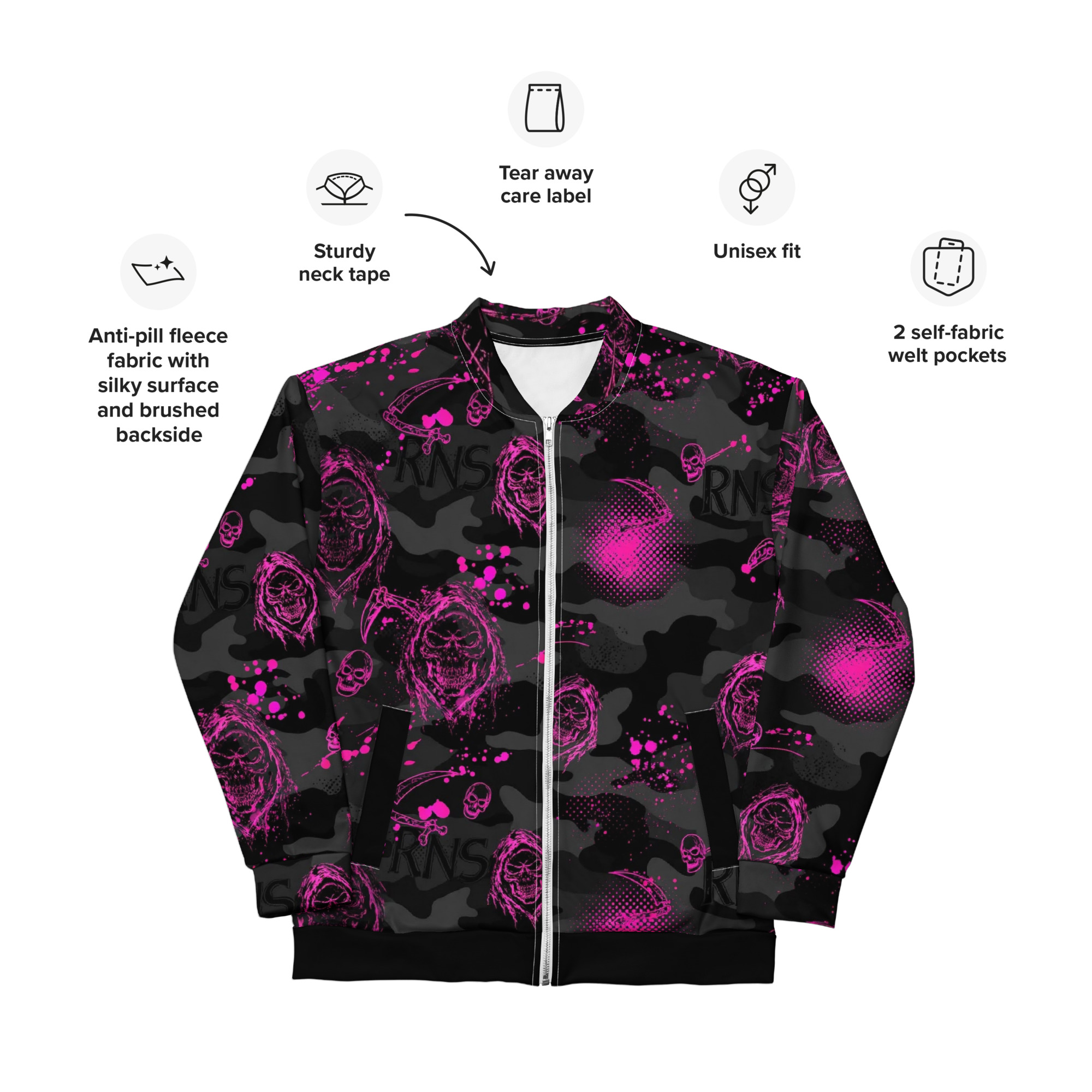 "PINK VOLT SHOCK" ELECTRIFIED REAPER BOMBER - Image 20