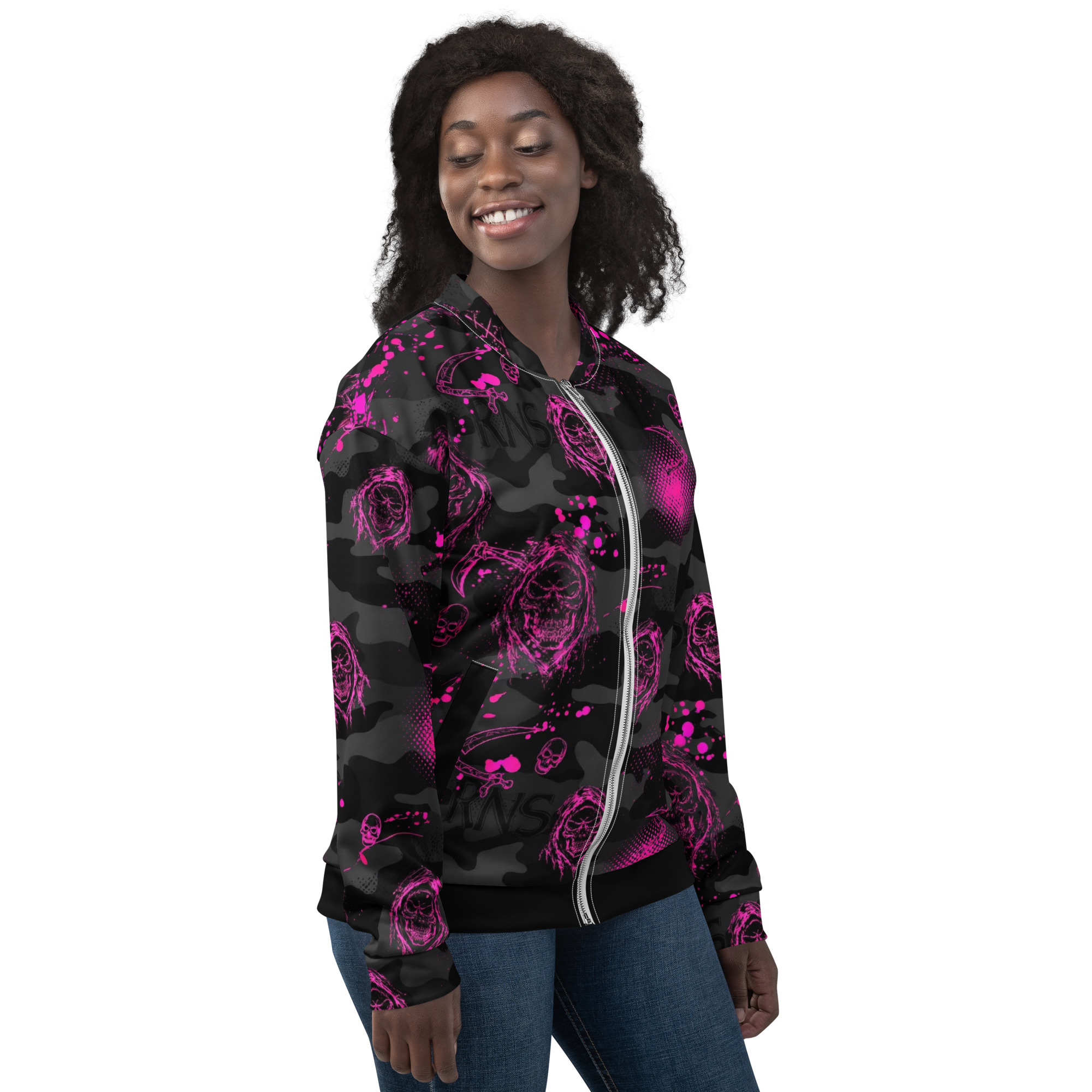 "PINK VOLT SHOCK" ELECTRIFIED REAPER BOMBER - Image 3